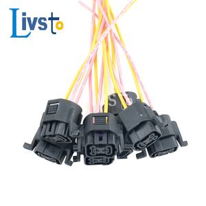 Autoteile IP67-zertifizierter Wasserdichter Steckverbinder mit Reinkupferleiter, <span class=keywords><strong>2</strong></span>-poliger Gummi-Elektronikstecker für Auto und Haushaltsgeräte - Product Image 5