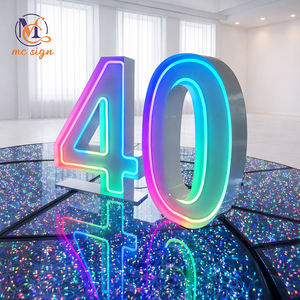 สินค้ามาใหม่รีโมทคอนโทรล RGB LED ไฟนีออนสำหรับตกแต่งงานเลี้ยงงานแต่งงานงานเฉลิมฉลองสินค้ามา2026 - Product Image 3