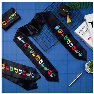 Vorschule Kindergarten gedruckt Frühling Abschluss Schal für Frauen Stricken Baumwolle lang - Product Image 2