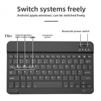 Conjunto de Teclado y Ratón Inalámbrico 2.4G RGB Retroiluminado para Tablet PC de Oficina, Interfaz PS/2+USB, Resistente al Agua, Anti-Caídas, Teclas Multimedia