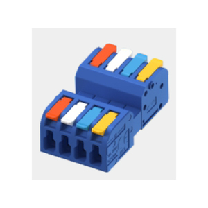 ขั้วต่อตัวผู้ตัวเมียแบบเสียบปลั๊กได้5เสาสำหรับ1 2 3 4ขั้วต่อเทอร์มินัล4mm2สายไฟ - Product Image 4