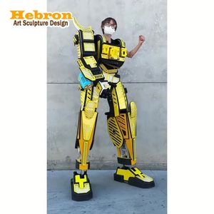 Traje de robot de iluminación para fiestas de gran impacto, para adultos, para carnaval, baile, festivales, mascota, accesorios de ambiente - Product Image 1