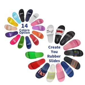2024 buona vendita antiscivolo con cinturino singolo personalizzato con Logo in <span class=keywords><strong>gomma</strong></span> morbide scarpe da donna infradito da spiaggia scarpe Unisex - Product Image 6