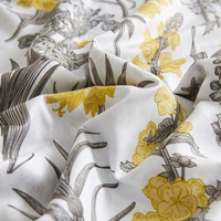 Vente en gros 100% ensemble de draps de lit en polyester imprimé personnalisé motif de feuilles florales 4 pièces draps plats et housses pour usage domestique