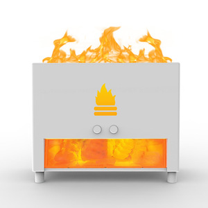 Xách tay USB LED đèn bàn với 5V ngọn lửa bầu không khí mô phỏng New tạo độ ẩm Aroma khuếch tán tường nhà bếp gỗ bóng râm phòng sử dụng - Product Image 1