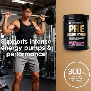 Solilan Pre-Entrenamiento, Nutrición Deportiva Natural, Marca Privada, Polvo Pre-Entrenamiento a Granel, Suplemento Deportivo para Fisicoculturismo - Product Image 4