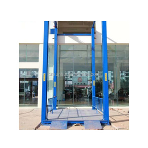 Dikey hidrolik kargo asansörü büyük platform ve ağır yük satılık dört sonrası araba asansörü - Product Image 2