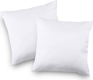 Utopia Bedding Cojines decorativos para interiores personalizados Patrón sólido Almohada para el cuello con funda lavable y logotipo personalizado - Product Image 3