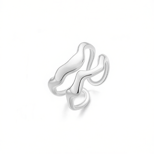 Anillo de Moda Amy Amy A3430, Chapado en Plata 925, Geométrico Moderno, Joyería de Uso Diario para Mujer, Regalo - Product Image 1