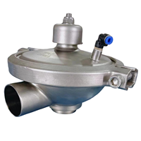 Vanne de régulation de pression constante hygiénique SS316L 1 pouce CPMO-2 CPMI-2 pour vapeur avec sortie modulante et contre-pression