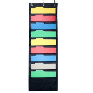 Wholesale Black Daily Schedule <b>Pocket</b> Chart for Office & Classroom Use - Product Image 1