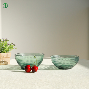 Set di Ciotole in Vetro Borosilicato Personalizzate con Logo Inciso al Laser, Stoviglie in Vetro per Cucina - Product Image 5