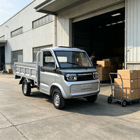 Mini camion électrique pour le marché de gros, véhicule à 4 roues avec cabine climatisée