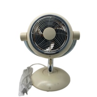 Ventilateur de bureau classique à 3 vitesses tête métallique inclinable réglable Style vintage Mini ventilateur de table prise américaine espagnol pour la maison bureau utilisation en extérieur