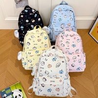 Mochila Escolar Impermeable con Diseño de Letras para Niñas, con Cierre de Cremallera, Gran Capacidad, para Adolescentes