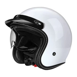 <span class=keywords><strong>Casque</strong></span> de <span class=keywords><strong>moto</strong></span> demi-coque rétro personnalisable, look classique, protection UV, <span class=keywords><strong>homologué</strong></span> DOT, pour <span class=keywords><strong>Harley</strong></span> Bobber Cafe Racer - Product Image 3