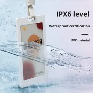 Pantalla de tinta de alta definición NFC blanca ultrafina de 3,7 pulgadas, Material ABS resistente al agua, accesorios de oficina, insignia electrónica - Product Image 4