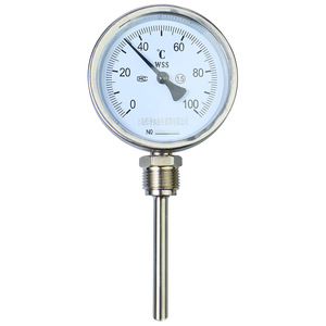 Termómetro bimetálico con puntero radial/axial para medición de temperatura industrial en tuberías y calderas WSS401/411 - Product Image 2