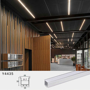 Fabricante de Perfiles de Extrusión de Aluminio 6063, Canal LED Lateral Empotrado de Aluminio, Tubo Flexible para Tira de Luz LED, Difusor - Product Image 4