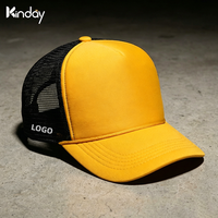 Casquette Trucker Personnalisée Brodé(e) en Maille Respirante Légère Couleur Unie Style Streetwear Hip Hop – Vente en Gros