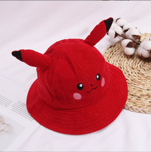 Pika-chu-gorro <span class=keywords><strong>de</strong></span> pescador para niños, sombrero <span class=keywords><strong>de</strong></span> pescador <span class=keywords><strong>Pokemon</strong></span>, novedad - Product Image 5