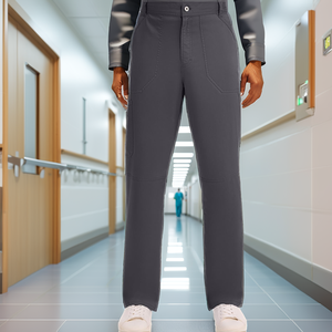 Nouveaux ensembles de blouses chirurgicales à manches courtes à séchage rapide, vêtements de travail pour médecins, unisexe, usage hospitalier, Spandex/Coton, avec poche porte-aiguilles - Product Image 2