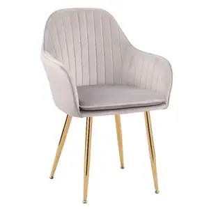 Fauteuil de salon en tissu velours, design <span class=keywords><strong>scandinave</strong></span>, pour les couples, les dîners romantiques, les cafés, les bars, les cocktails - Product Image 1