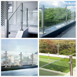 อุปกรณ์เสริมบันไดเสาบันไดกลางแจ้งทำจากสแตนเลส & อลูมิเนียมที่ทันสมัย - Product Image 6