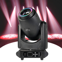 Projecteur de scène professionnel 200W DMX Beam Spot Wash 3-en-1 à zoom LED avec ouverture Halo pour scène, DJ, bar