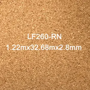 LEECORK Precio de fábrica Suelo de corcho Underlayment Corcho natural Underlay 1- 8mm Aislamiento acústico Corcho Underlayment