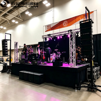 Sistema de Elevación de Truss con Manivela, Adecuado para Instalaciones de Pantallas LED de Gran Formato en Conciertos