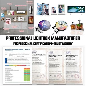 Tùy chỉnh quảng cáo ánh sáng Hộp ngoài trời Acrylic đôi mặt quảng cáo dấu hiệu vòng xoay hộp Đèn cho cửa hàng kinh doanh - Product Image 3