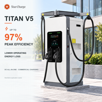 Chargeur rapide DC StarCharge Titan V5 240 kW avec distribution dynamique de puissance pour les sites CPO à forte utilisation