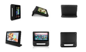 HGD pour <span class=keywords><strong>Amazon</strong></span> <span class=keywords><strong>Kindle</strong></span> Fire HD 2019 / 2017 / 2015 Fire HD 10.1 pouces étui arrière antichoc avec poignée enfants EVA étui pour tablette - Product Image 3