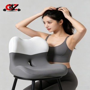 CZFIT High Quality Ergonomic Sponge Seat <b>Cushion</b>, <b>Memory</b> <b>Foam</b> for Comfortable and Breathable protection of Lumbar Spine - Product Image 2