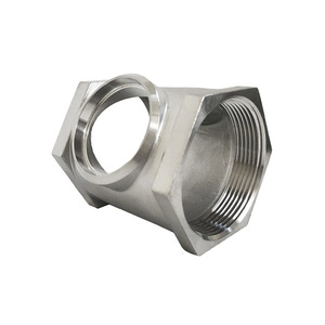 Độ chính xác cao bằng thép không gỉ phần cứng CNC gia công giả mạo xi lanh van hình dạng khác nhau bao gồm TEE ngang - Product Image 1