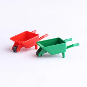 Cidade wheelbarrow vermelho verde carrinho jardiner figura, acessórios, peças 98288 moc tijolos, brinquedos