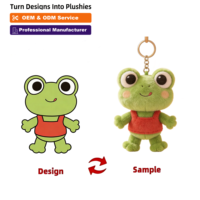 Fabricant de jouets en peluche, porte-clés en PVC/coton pour garçons avec rembourrage en coton PP, design personnalisé