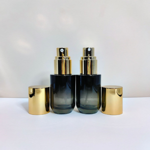 Sang Trọng Chai thủy tinh mỹ phẩm Jar Lotion phun bơm Vai phẳng cơ sở dày chăm sóc da huyết thanh - Product Image 2