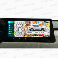 Sistem Kamera Mobil Wemaer 360 Derajat AVM untuk Mitsubishi Xforce Plug and Play Modul Kontrol Sentuh Layar OEM dengan Sinyal Digital
