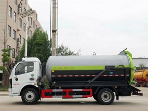 Camión de Succión de Aguas Residuales al Vacío Dongfeng 4X2 de 8000L Directo de Fábrica para Limpieza de Fosas Sépticas y Recolección de Aguas Residuales Municipales - Product Image 3