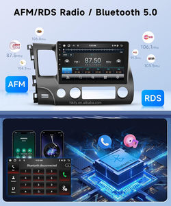 Hikity đối với Honda Civic 2006 2011 10.1 "8 core 4 + 64 gam Android Car đài phát thanh stereo 4 gam LTE/Carplay/Android tự động/<span class=keywords><strong>GPS</strong></span>/<span class=keywords><strong>Wifi</strong></span>/DSP/AM/EQ OEM - Product Image 5