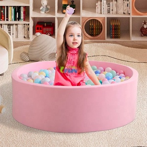 Piscina de Bolinhas Residencial Redonda de Espuma Macia de Alta Qualidade para Crianças 90cm Nova Tendência para Bebês - Product Image 2