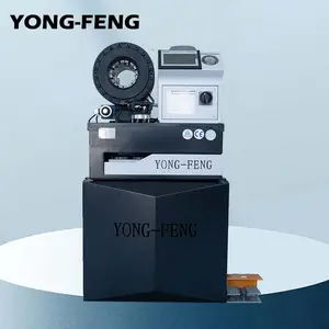 YONG-FENG Y120D 10 sets dies mold wire braided hydraulic hose crimping machine with skiving