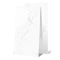 Carrelage en porcelaine imitation marbre blanc 600x1200mm, moderne, antidérapant, résistant à l'eau et à l'usure, pour sols et murs extérieurs de cuisine