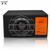 Caisson de basses actif pour voiture au design moderne, 8 pouces, 200W, 12V, avec amplificateur et son audio