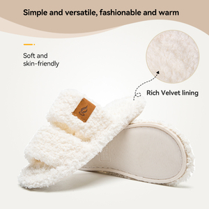 Zulemei Womens Mờ Mở Ngón Chân Dép Đi Trong Nhà Mềm Mại Thoải Mái Bộ Nhớ Bọt Nhà Giày - Product Image 3