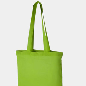 Sacs fourre-tout réutilisables écologiques personnalisés, magnifiques sacs fourre-tout en toile recyclée de taille moyenne, sacs fourre-tout en coton sur mesure à prix de gros - Product Image 2