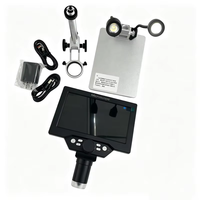 Microscope numérique USB 1200X avec écran LCD 7 pouces, source de lumière LED, endoscope électronique pour réparation mobile