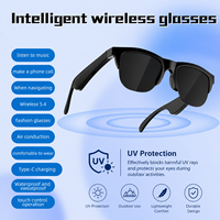 Lunettes de soleil intelligentes F03 tendance avec verres résistants aux UV, appels HD BT5.4, casque audio sans fil, haut-parleurs HiFi, commande tactile, musique en continu